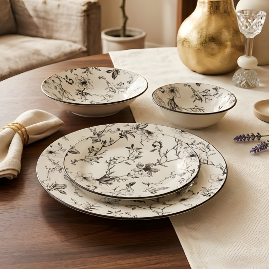 Dinnerware Set - 24 Pcs